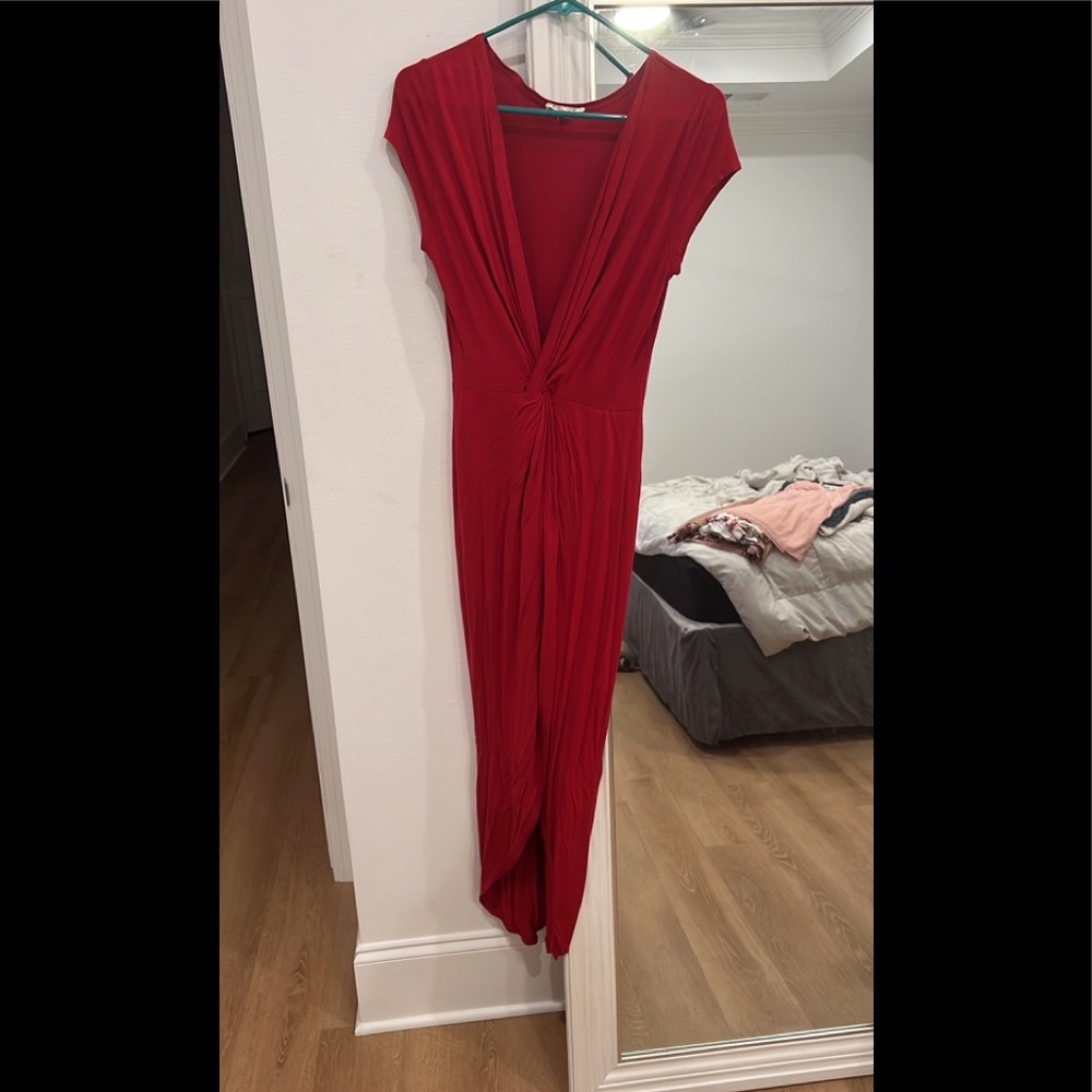 Maxi slit dress